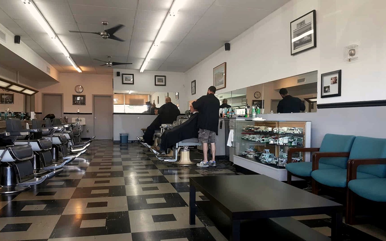Inside Mill Creek Barbershop